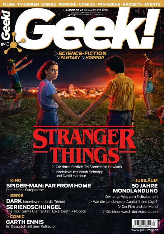 GEEK (De) magazine side cover Issue 43  July/August 2019