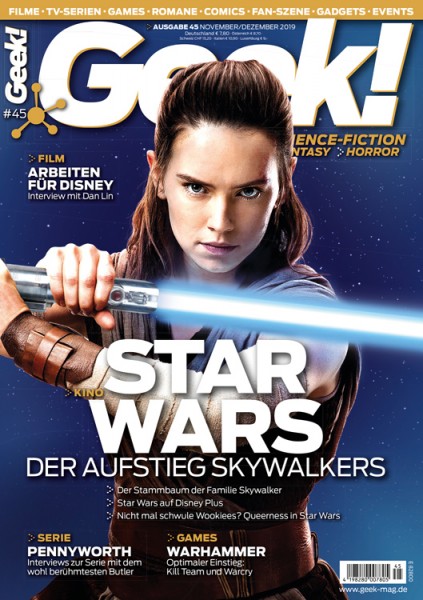 GEEK (De) magazine side cover Issue 45  November/December 2019