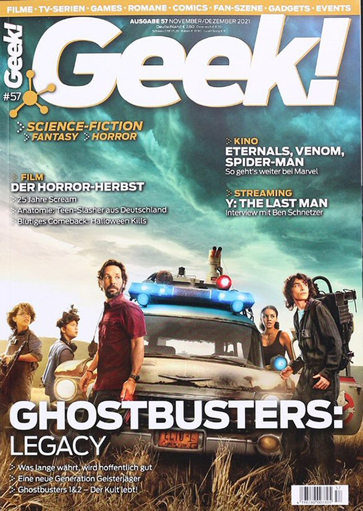 GEEK (De) magazine side cover Issue 57  November/December 2021