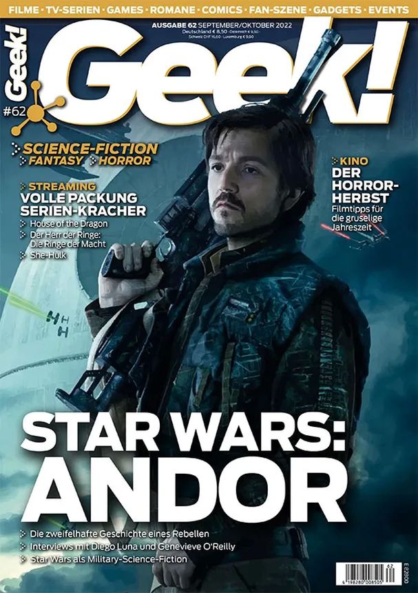GEEK (De) magazine side cover Issue 62  September/October 2022
