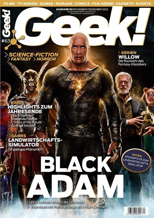 GEEK (De) magazine side cover Issue 63  November/December 2022