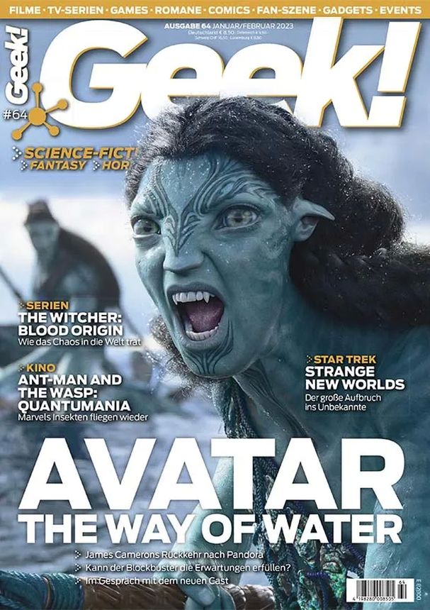 GEEK (De) magazine side cover Issue 64  January/February 2023