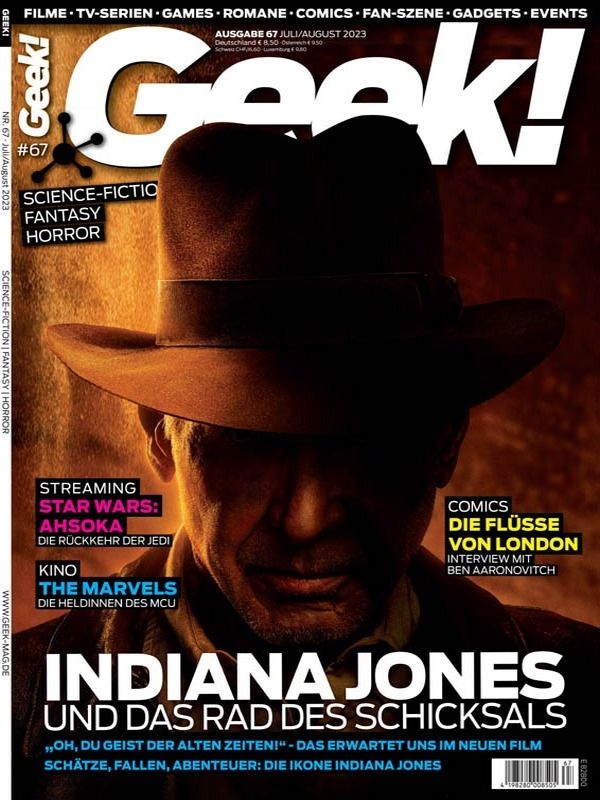 GEEK (De) magazine side cover Issue 67  July/August 2023