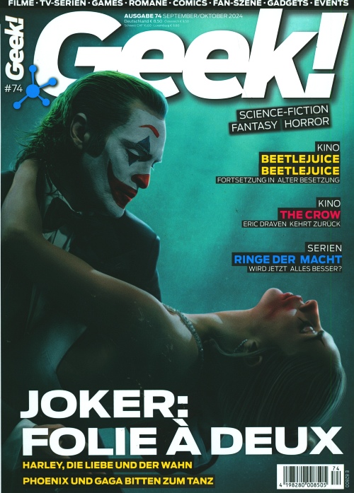 GEEK (De) magazine side cover Issue 74  September/October 2024