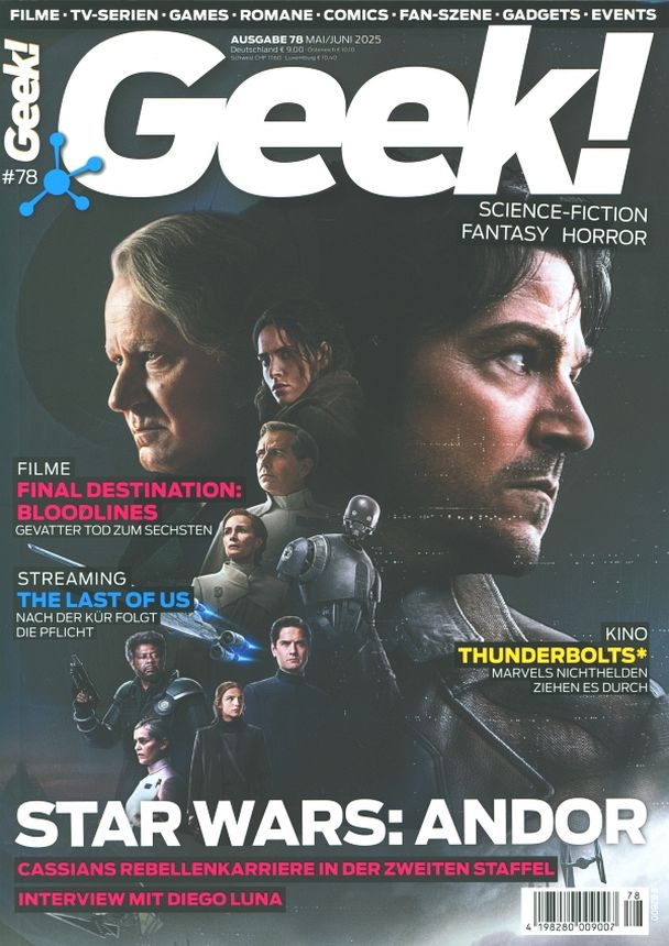 GEEK (De) magazine side cover Issue 78  May/June 2025
