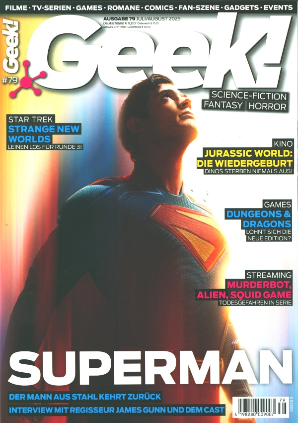 GEEK (De) magazine side cover Issue 79  July/August 2025