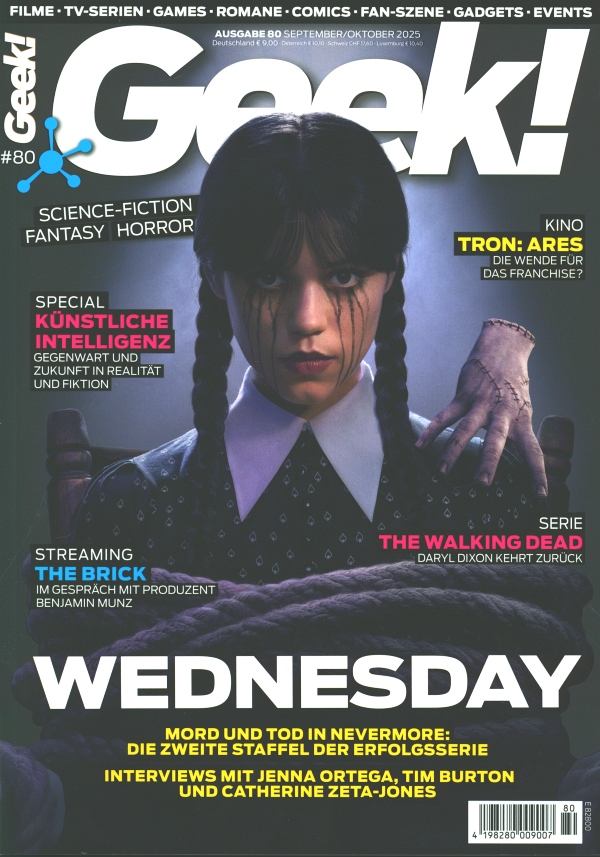 GEEK (De) magazine side cover Issue 80  September/October 2025