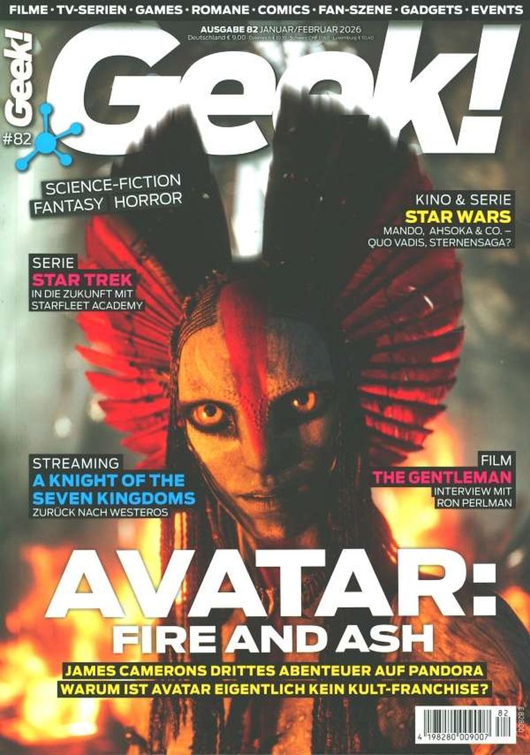 GEEK (De) magazine side cover Issue 82  January/February 2026