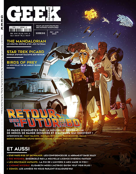 GEEK (FRANCE) magazine side cover Issue 30  February/March 2020