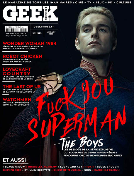 GEEK (FRANCE) magazine side cover Issue 32  September/October 2020
