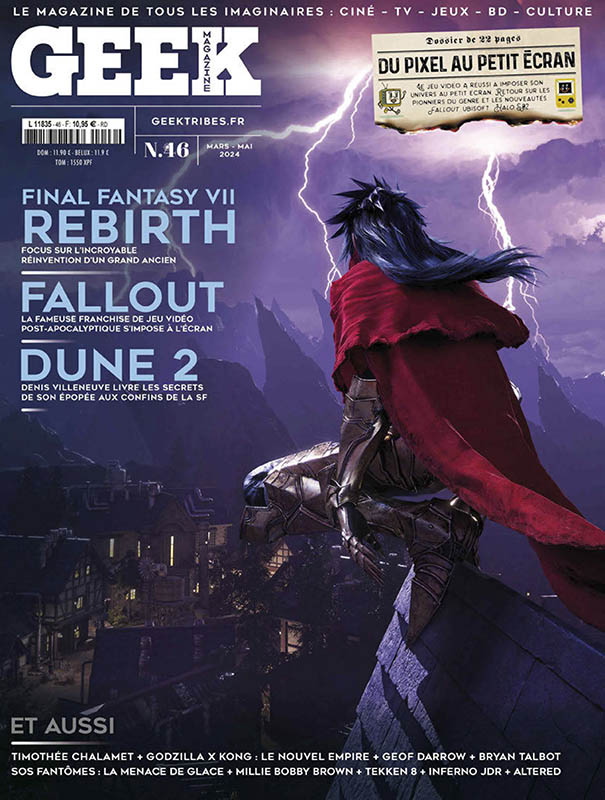 GEEK (FRANCE) magazine side cover Issue 46  March/May 2024