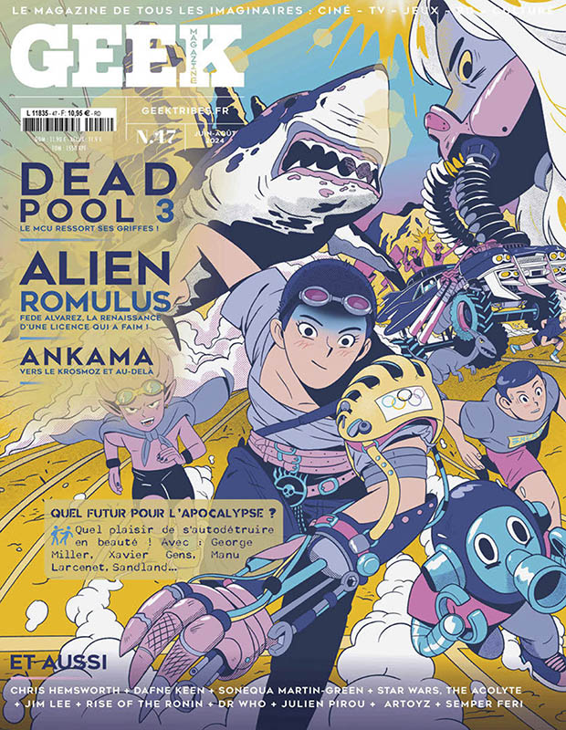 GEEK (FRANCE) magazine side cover Issue 47  June/August 2024
