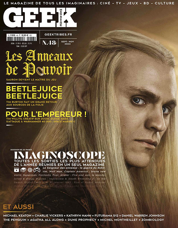 GEEK (FRANCE) magazine side cover Issue 48  September/November 2024