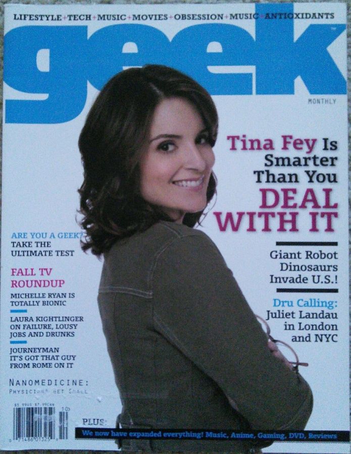 GEEK MONTHLY magazine side cover Issue 8 October 2007