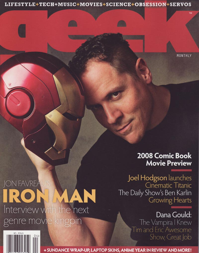 GEEK MONTHLY magazine side cover Issue 14 April 2008