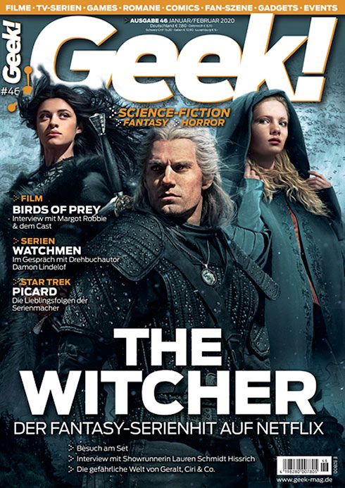 GEEK (De) magazine side cover Issue 46  January/February 2020