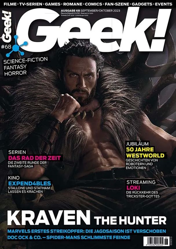 GEEK (De) magazine side cover Issue 68  September/October 2023