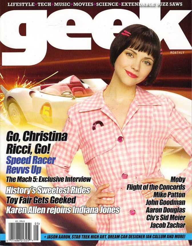 GEEK 2008 magazine side cover  May 2008
