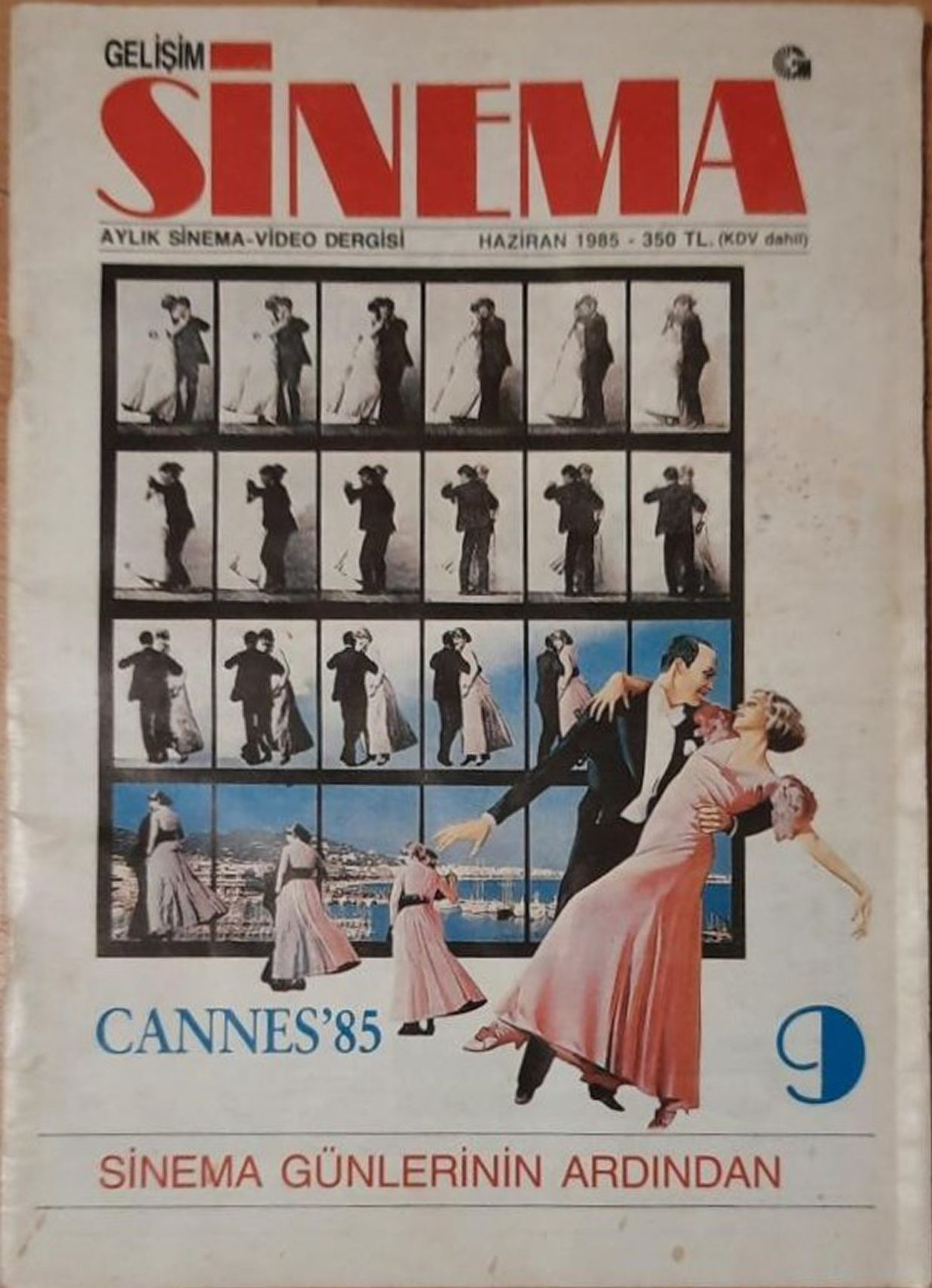 GELISIM SINEMA magazine side cover Issue 9  June 1985