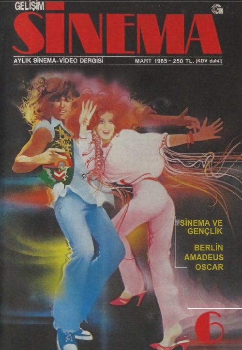 GELISIM SINEMA magazine side cover Issue 6  March 1985