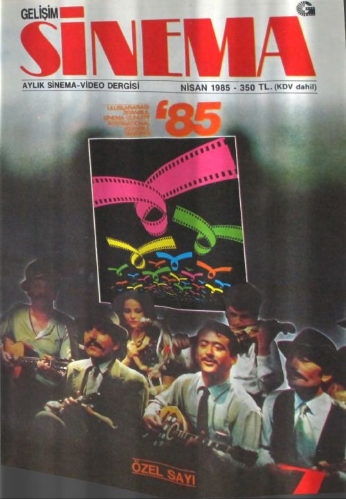 GELISIM SINEMA magazine side cover Issue 7  April 1985