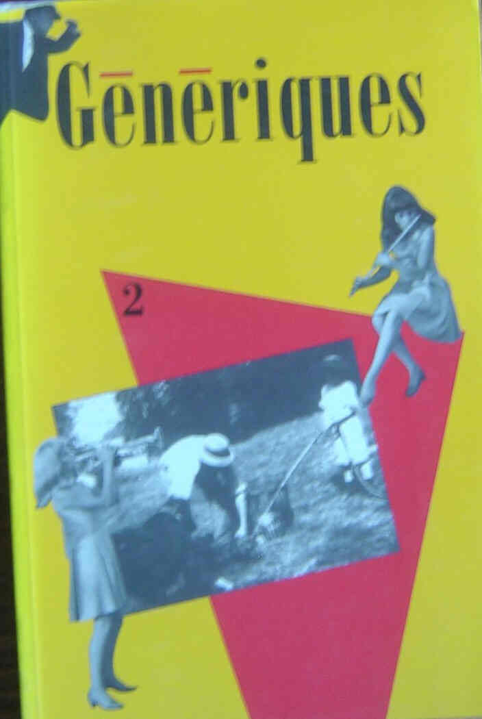 GENERIQUES magazine side cover Issue 2  1995