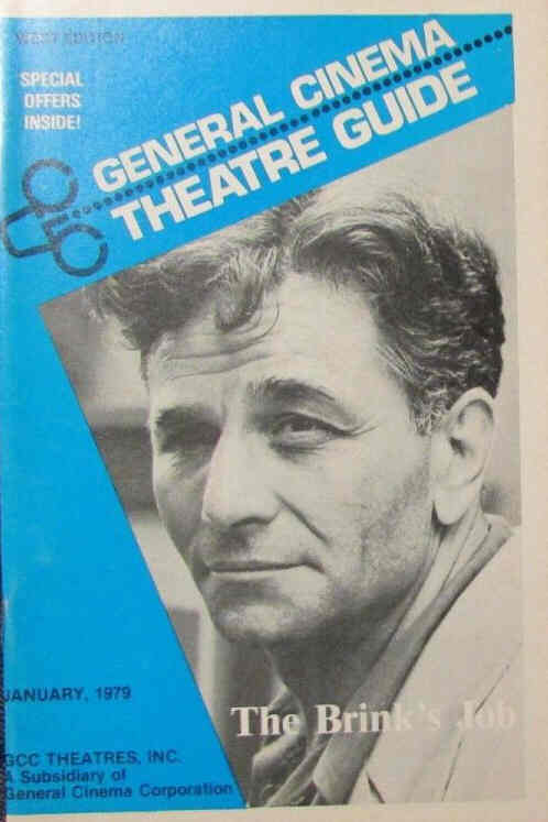 GENERAL CINEMA THEATRE GUIDE magazine side cover January 1979