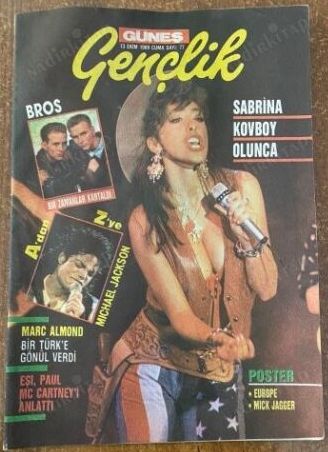 GENCLIK VE MUSIK magazine side cover   1989