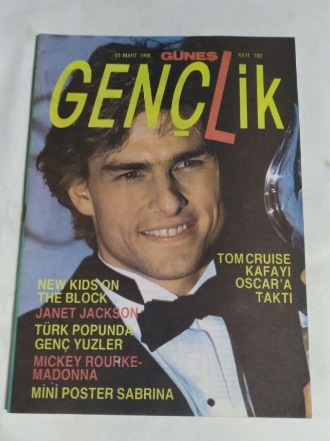 GENCLIK VE MUSIK magazine side cover Issue 100 23 March 1990
