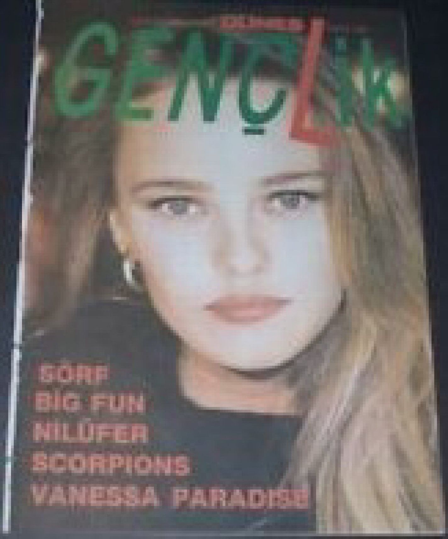 GENCLIK VE MUSIK magazine side cover  April 1990