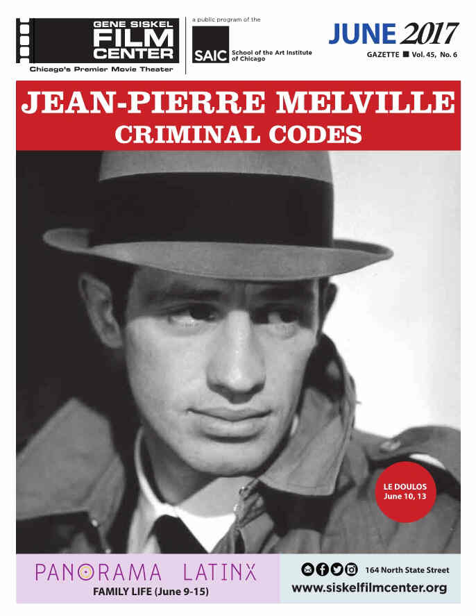 GENE SISKEL FILM CENTER magazine side cover June 2017