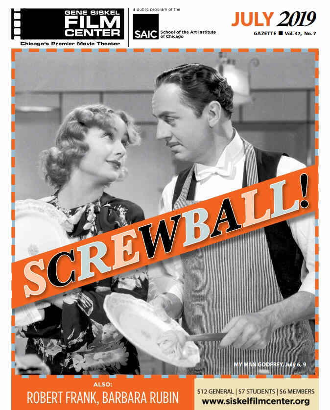 GENE SISKEL FILM CENTER magazine side cover  July 2019