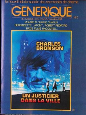 GENERIQUE (70s) magazine side cover Issue 5 30 October 1974