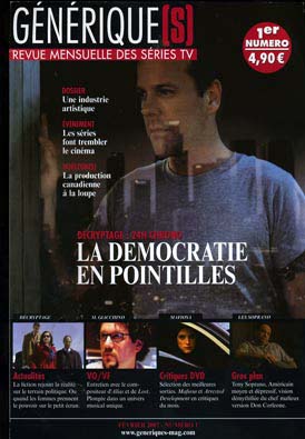 GENERIQUE(S) magazine side cover Issue 1  2007