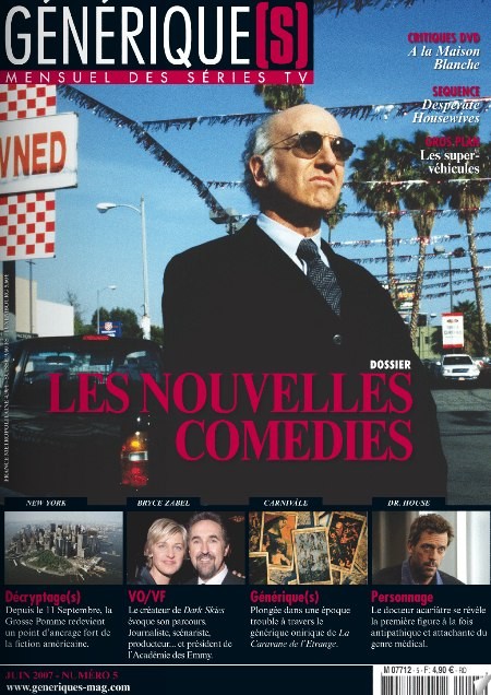 GENERIQUE(S) magazine side cover Issue 5 June 2007