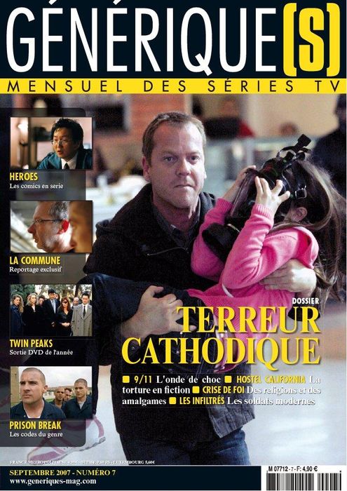 GENERIQUE(S) magazine side cover Issue 7 September 2007