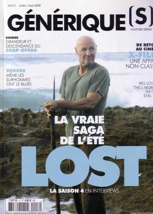 GENERIQUE(S) magazine side cover Issue 17 July/August 2008