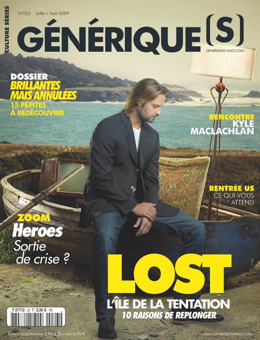 GENERIQUE(S) magazine side cover Issue 23 July/August 2009