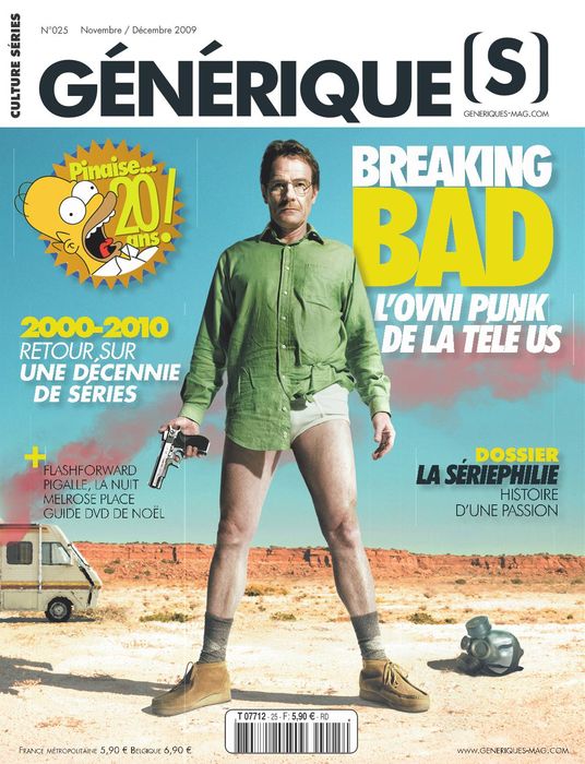 GENERIQUE(S) magazine side cover Issue 25 November 2009