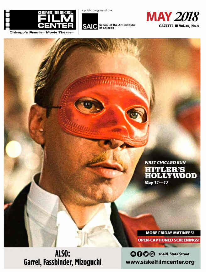 GENE SISKEL FILM CENTER magazine side cover  May 2018