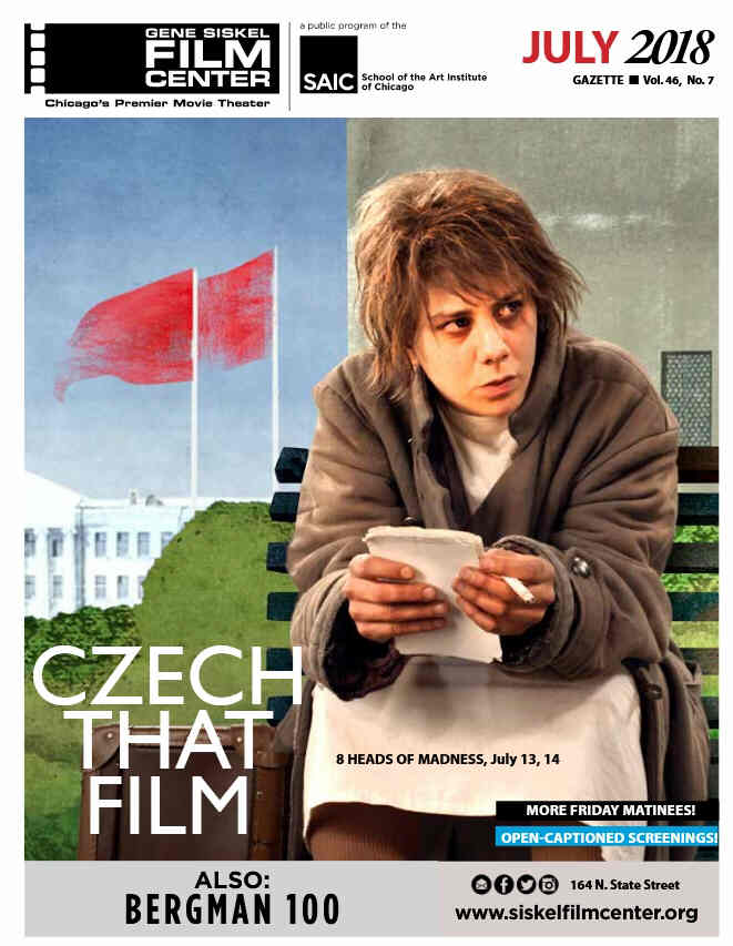 GENE SISKEL FILM CENTER magazine side cover  July 2018