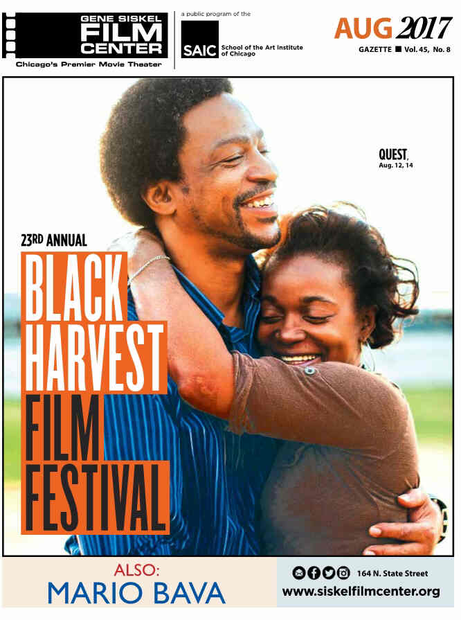 GENE SISKEL FILM CENTER magazine side cover August 2017