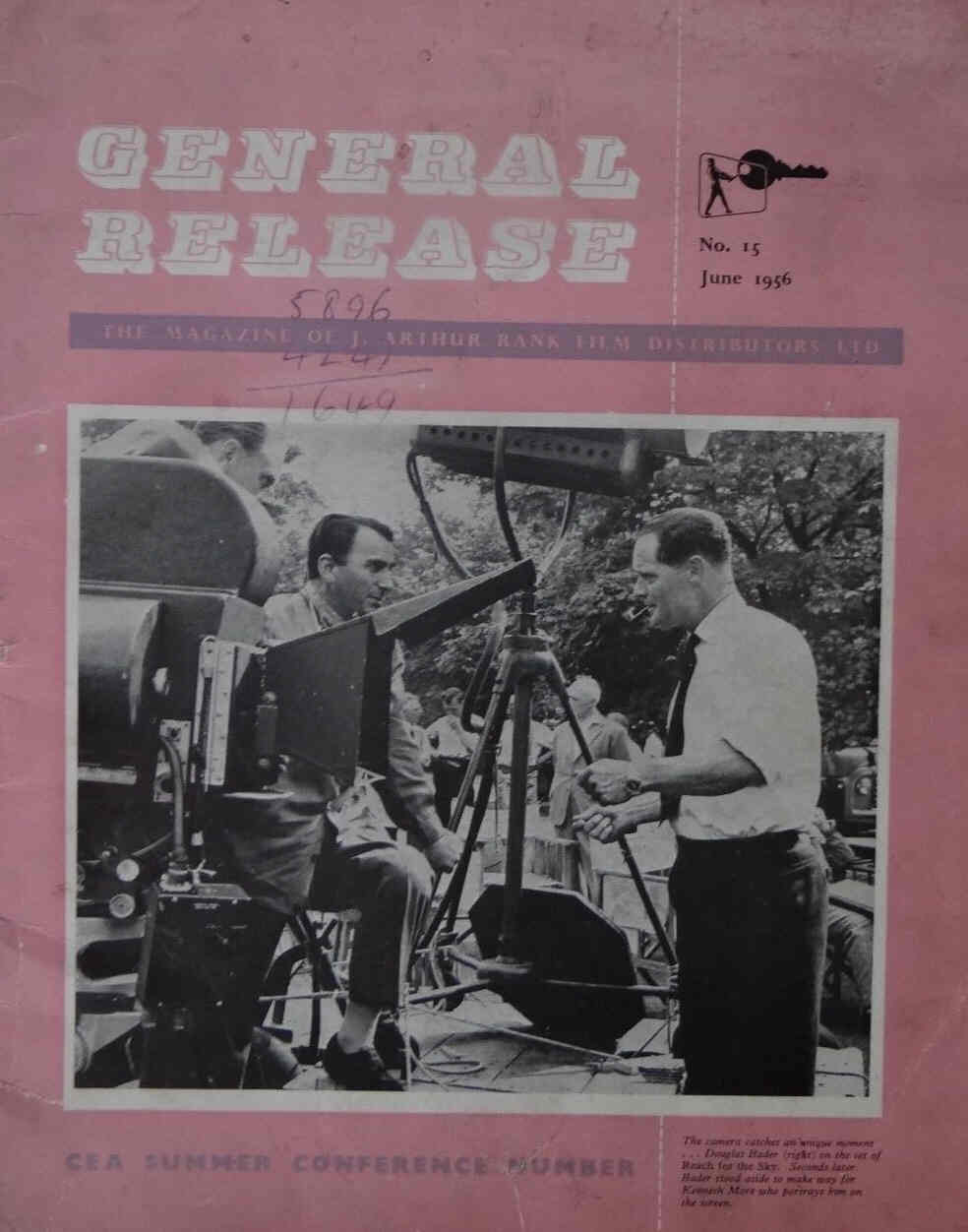 GENERAL RELEASE magazine side cover Issue 15 June 1956