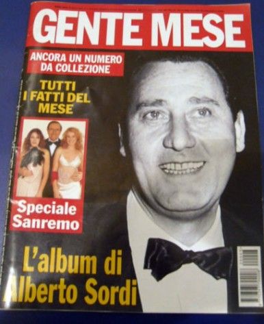 GENTE MESE magazine side cover March 2003