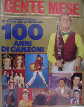 GENTE MESE magazine side cover Issue 3 March 1986