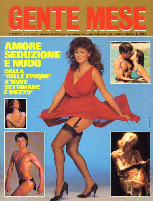 GENTE MESE magazine side cover Issue 5 May 1986