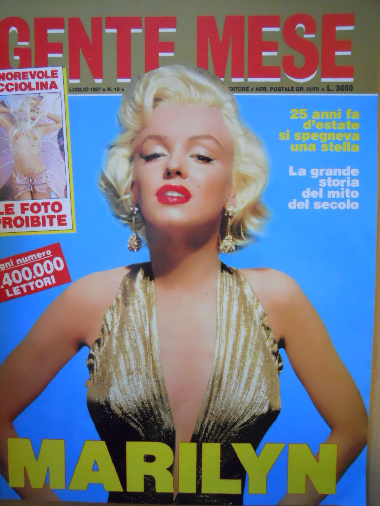 GENTE MESE magazine side cover Issue 19 July 1987
