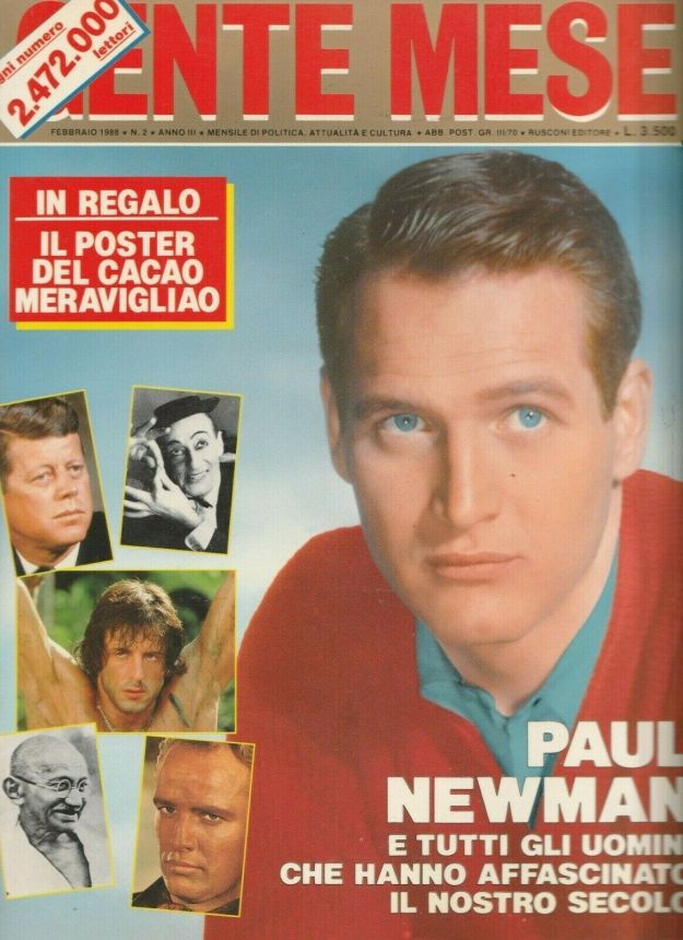 GENTE MESE magazine side cover Issue 26 February 1988