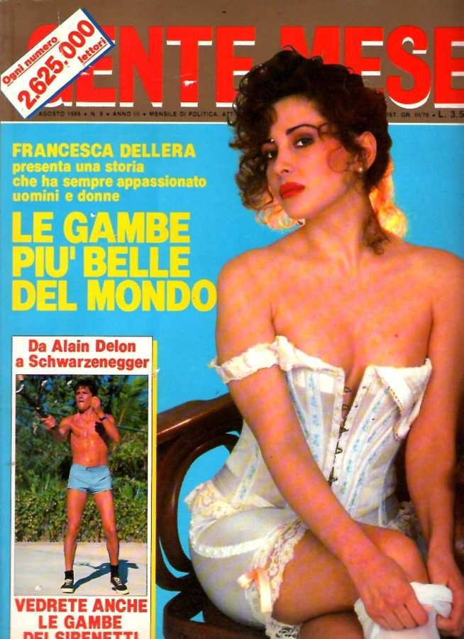 GENTE MESE magazine side cover Issue 32 August 1988