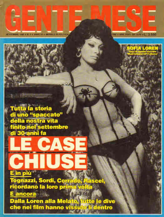 GENTE MESE magazine side cover Issue 33 September 1988